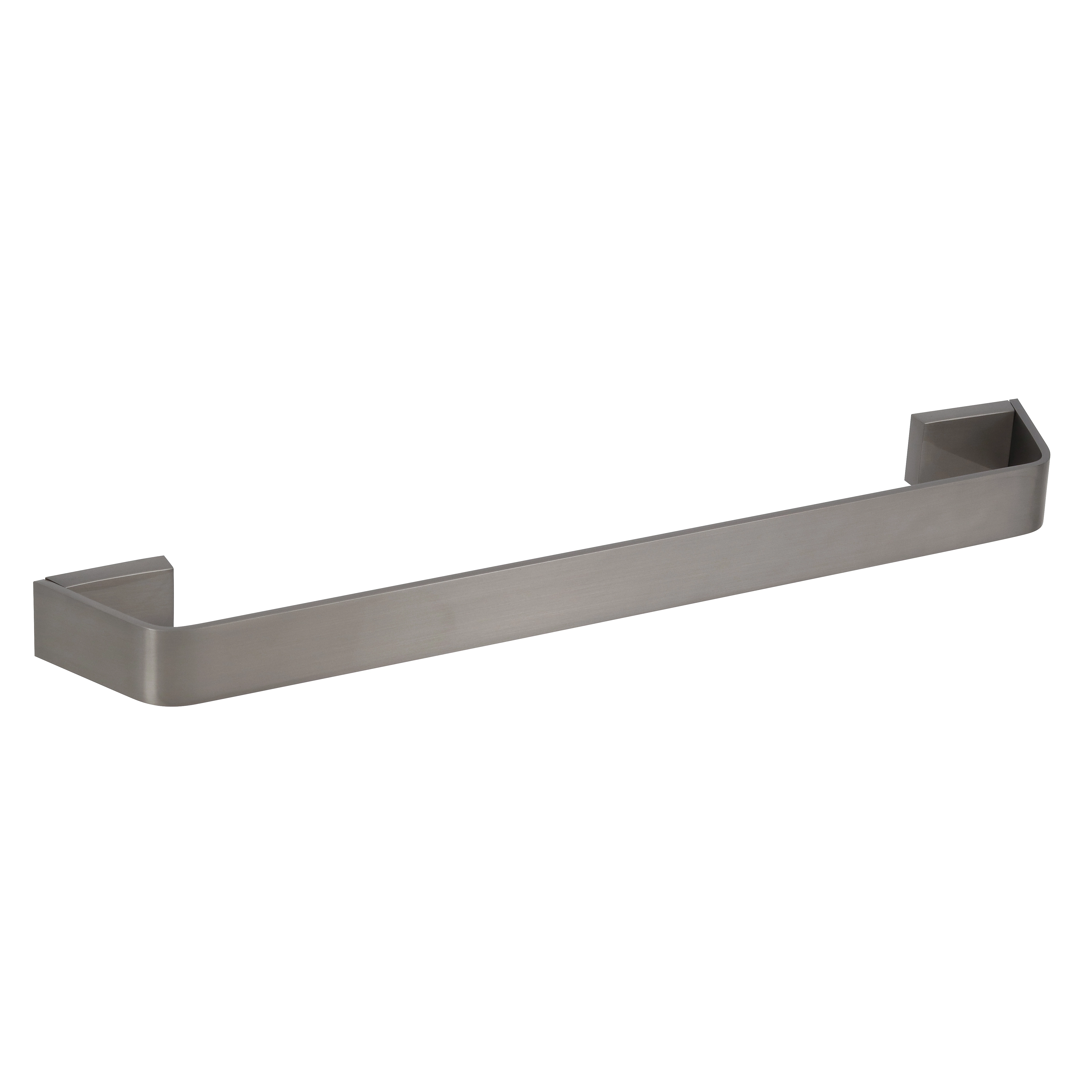 Porta Toalha Rosto Metal Grafite Escovado 52cm Essence Fani