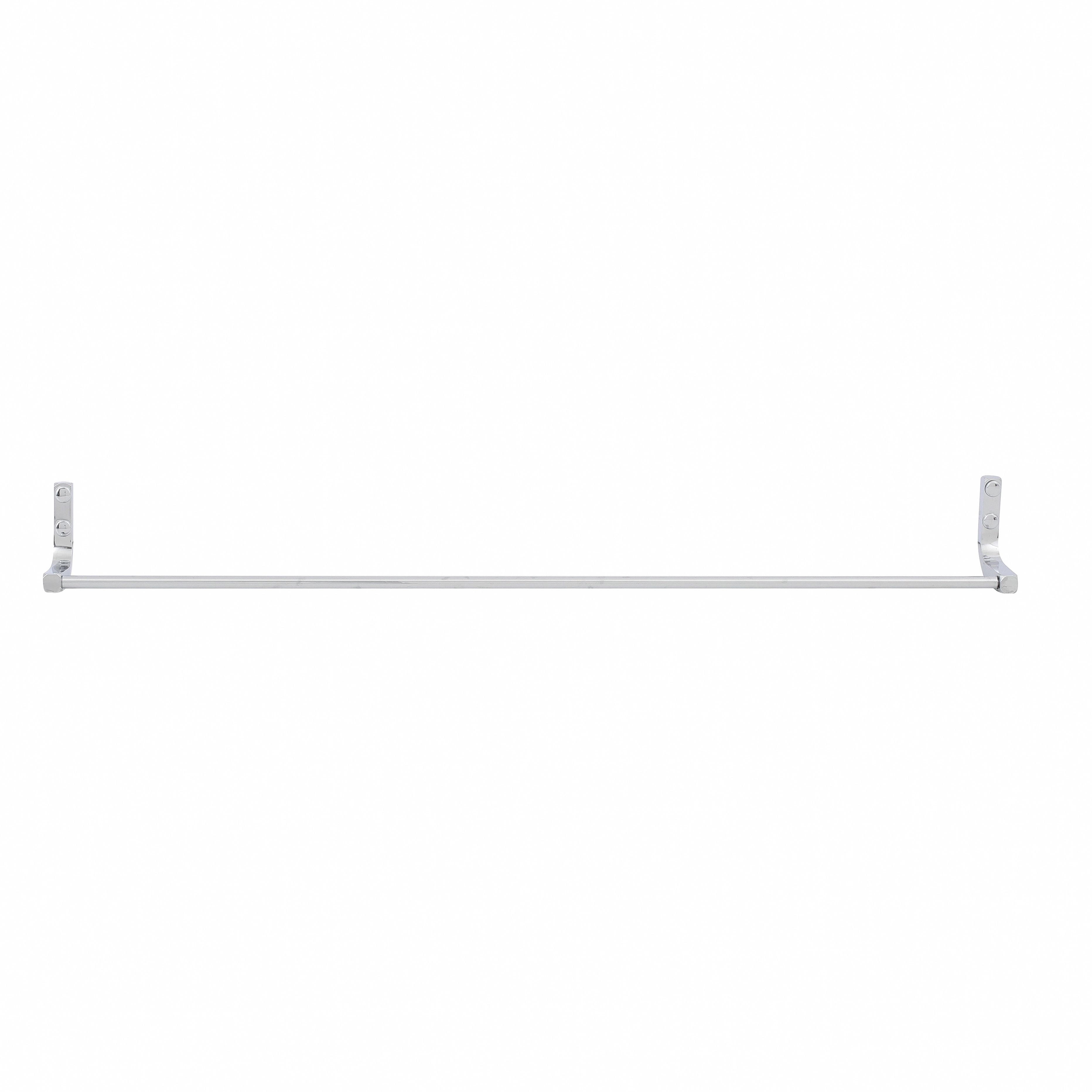 Porta Toalha Barra 48cm Prata Joz Sensea