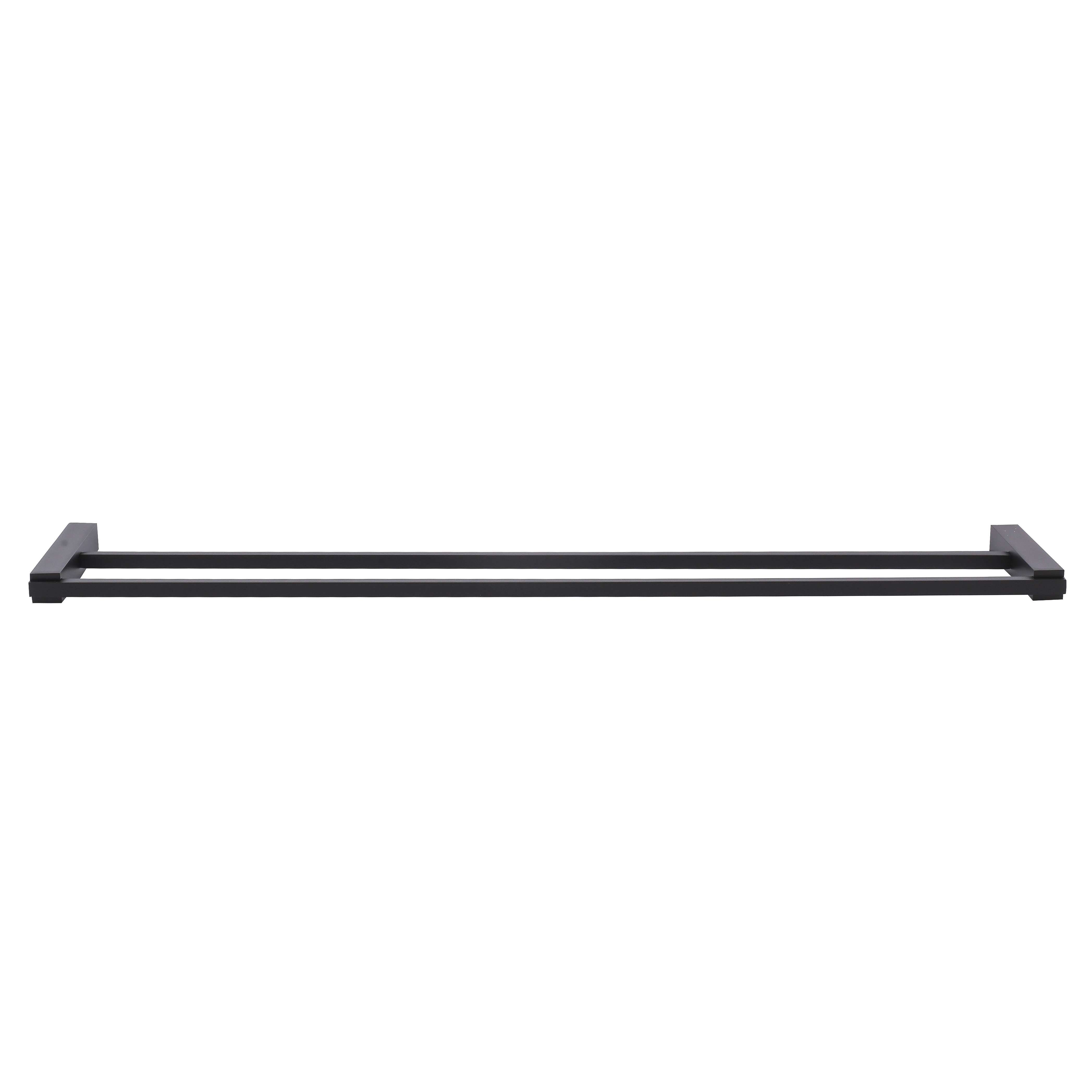 Porta Toalha Duplo Preto Vivi 4900 LR-BK140 Sensea