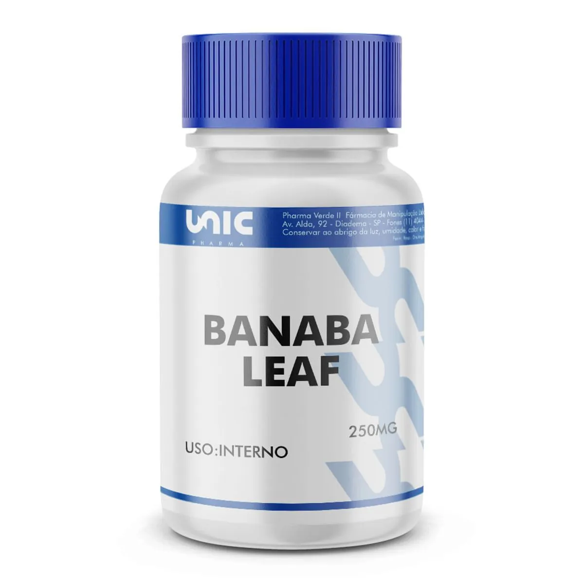 Banaba Leaf (Lagerstroemia Speciosa) 250mg 90 Cápsulas