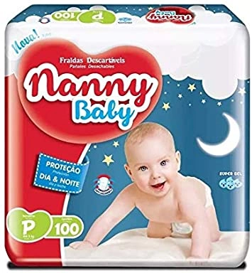 Fralda Desc Nanny Baby Pacotao P/100
