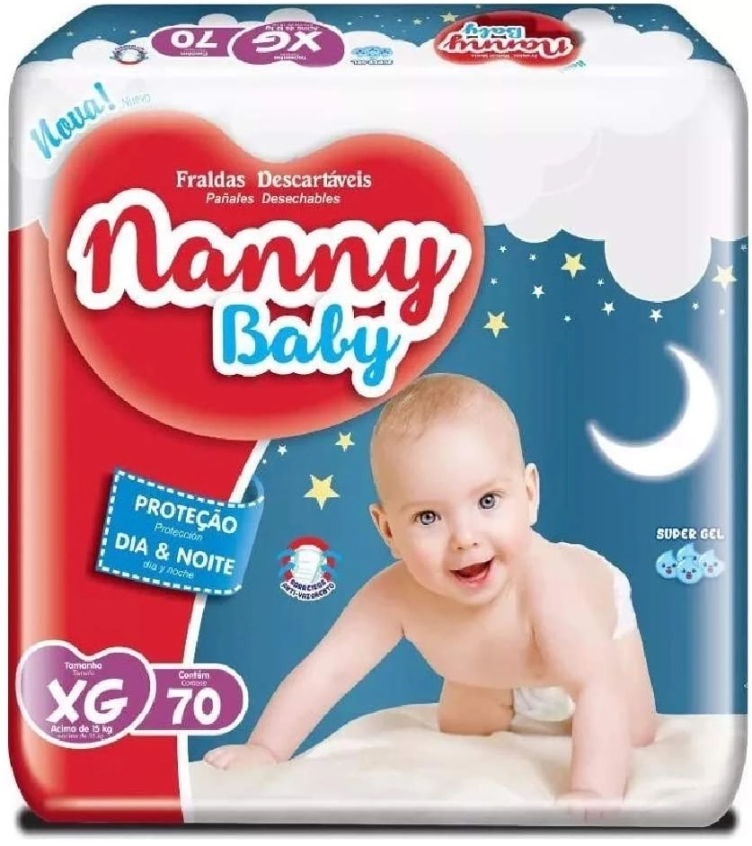 Fr Nanny Baby Prot Dia E Noite Xg C/70