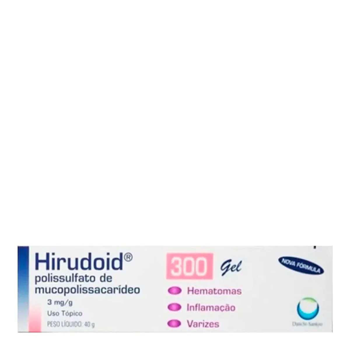 Hirudoid Gel 300 3mg/g Daiichi Sankyo Caixa 40g