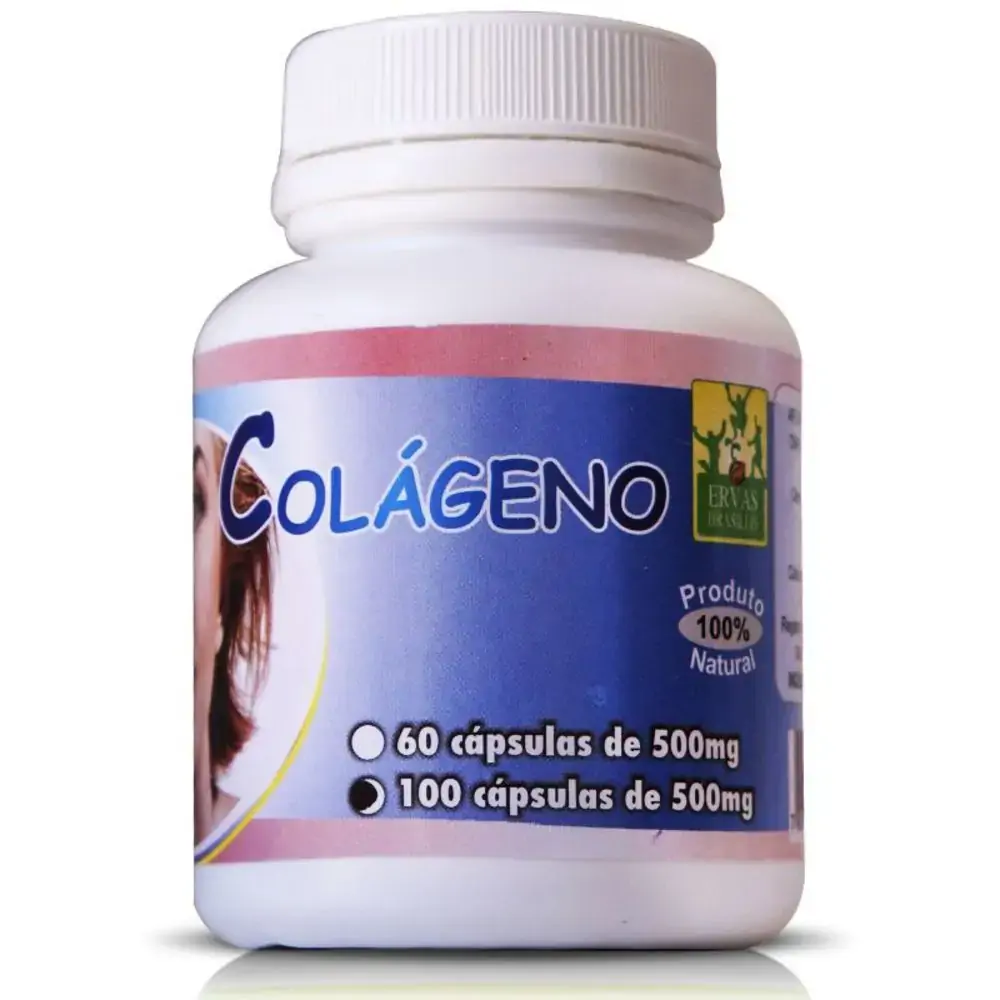 Ervas Brasillis Colageno 500mg 100cps