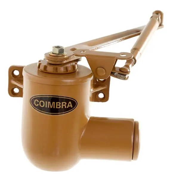 Mola para Porta 180º 80kg Alumínio Dourado Coimbra