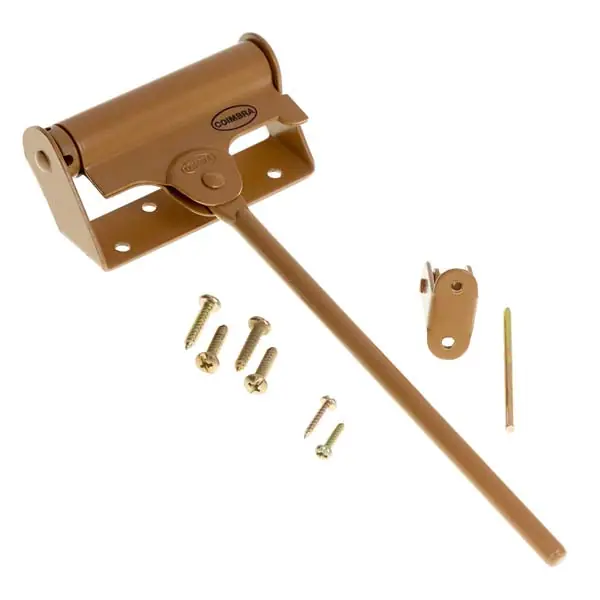 Mola para Porta 180º 15kg Aço Dourado Coimbra
