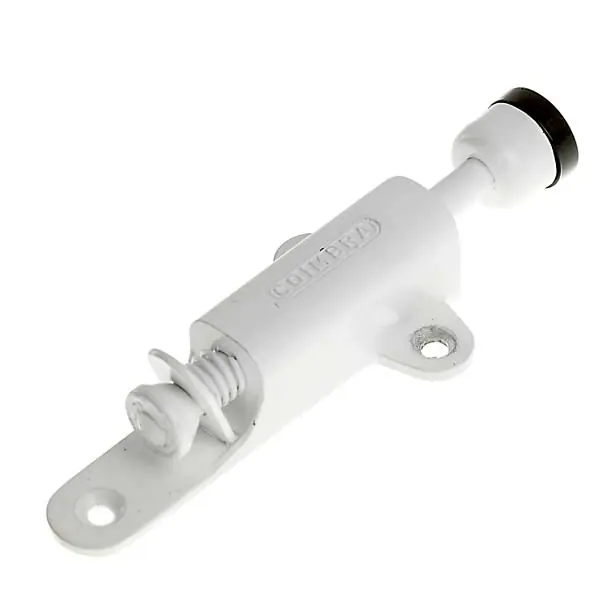 Prendedor para Porta Parede Parafusar Ferro Branco