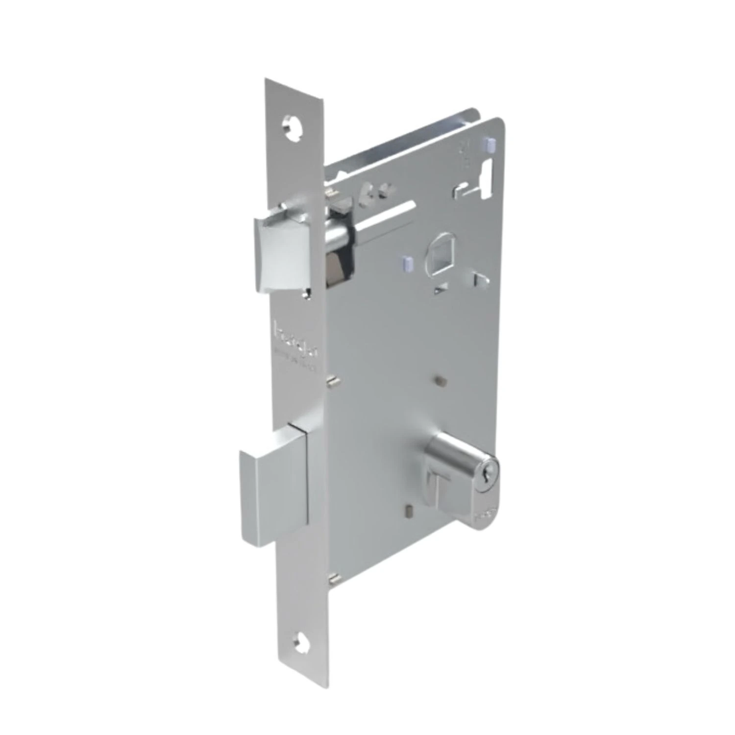 Mecanismo Máquina Externa Arredondada 1935 Inox Escovado 55mm 1258 Haga