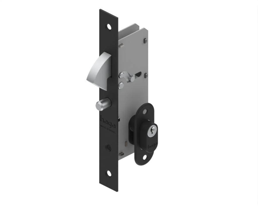 Fechadura Haga - Nápole - Bico De Papagaio - Externa - 2606b