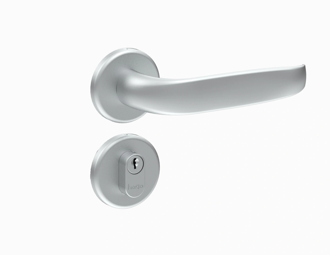 Fechadura Haga - Pratika - Roseta 527 - Externa - 4645b