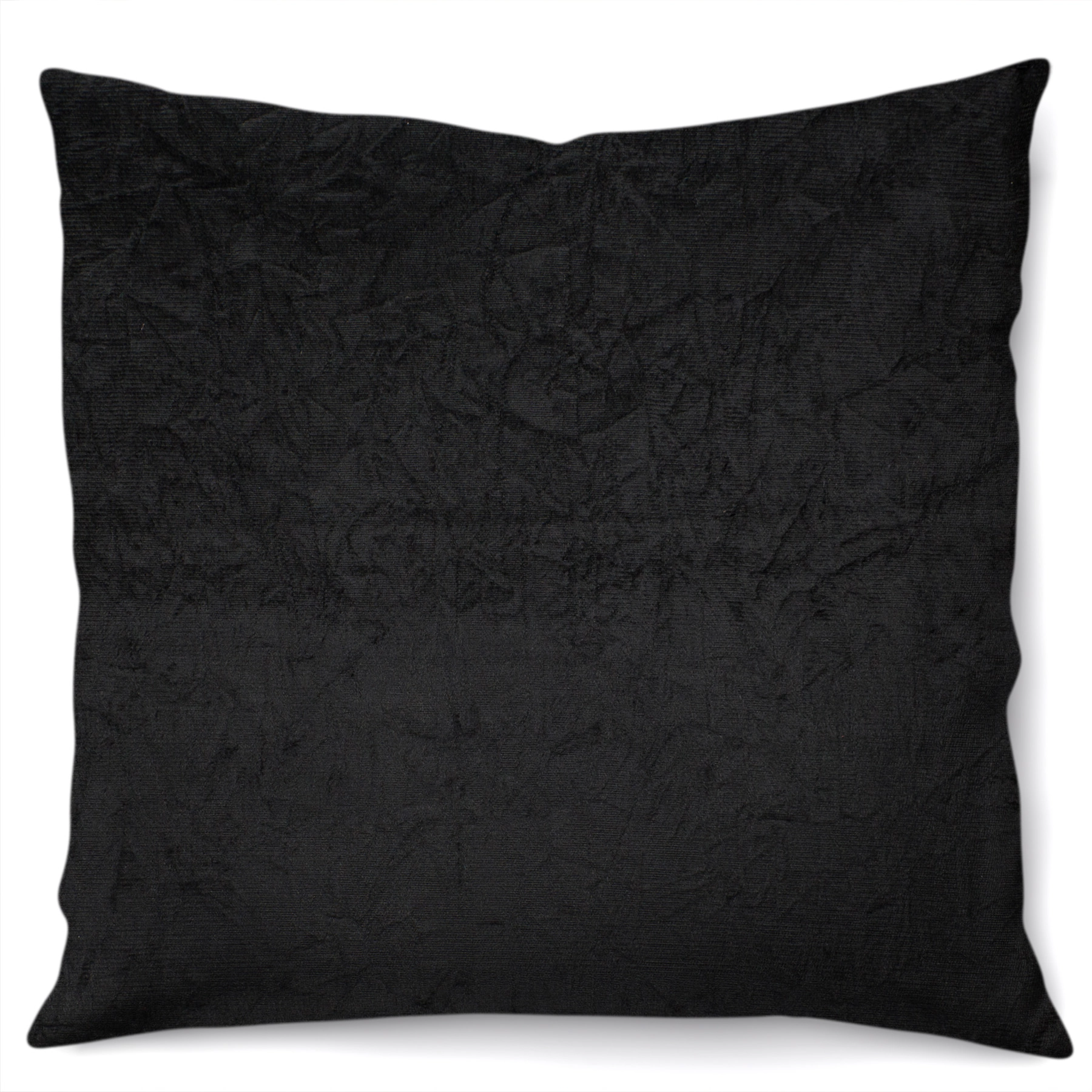 Almofada Artesanal Sued Preto 43x43cm