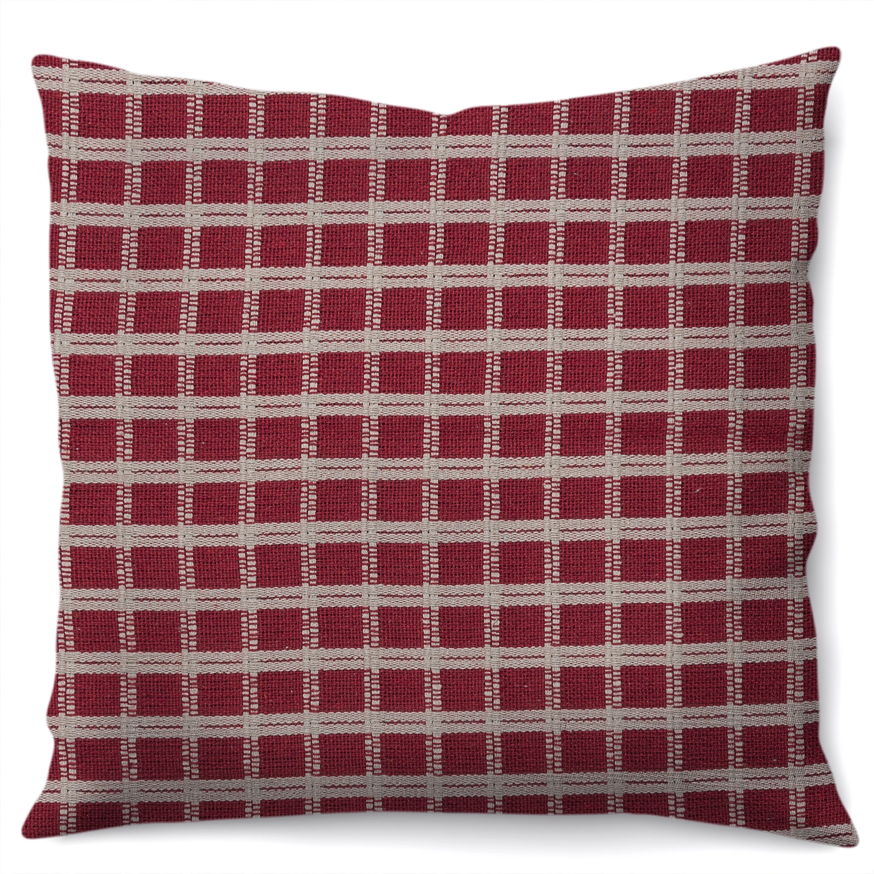 Almofada Artesanal Italiana Bordo 40x40cm