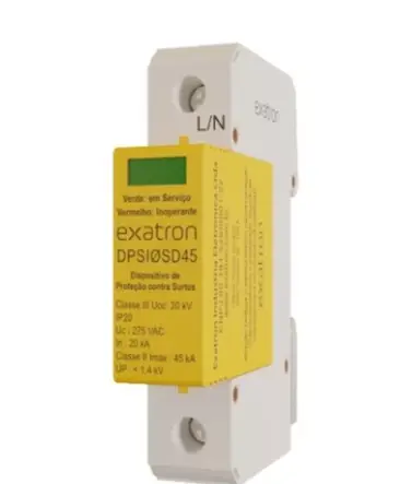 Dispositivo Protetor De Surto Dps Slim  Bivolt 45 Ka Exatron