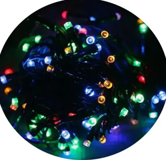 Pisca Color Fio Verde 220v