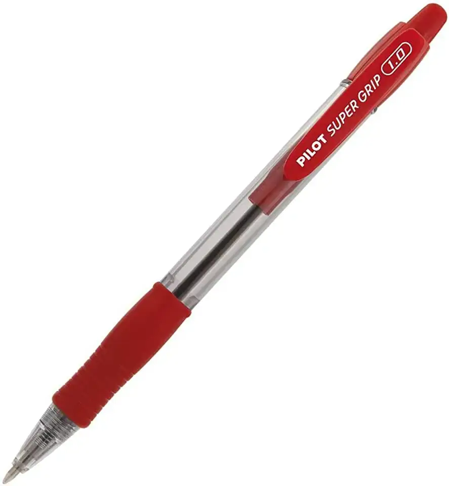 Caneta Pilot Bpgp 10r Click Md Vermelha
