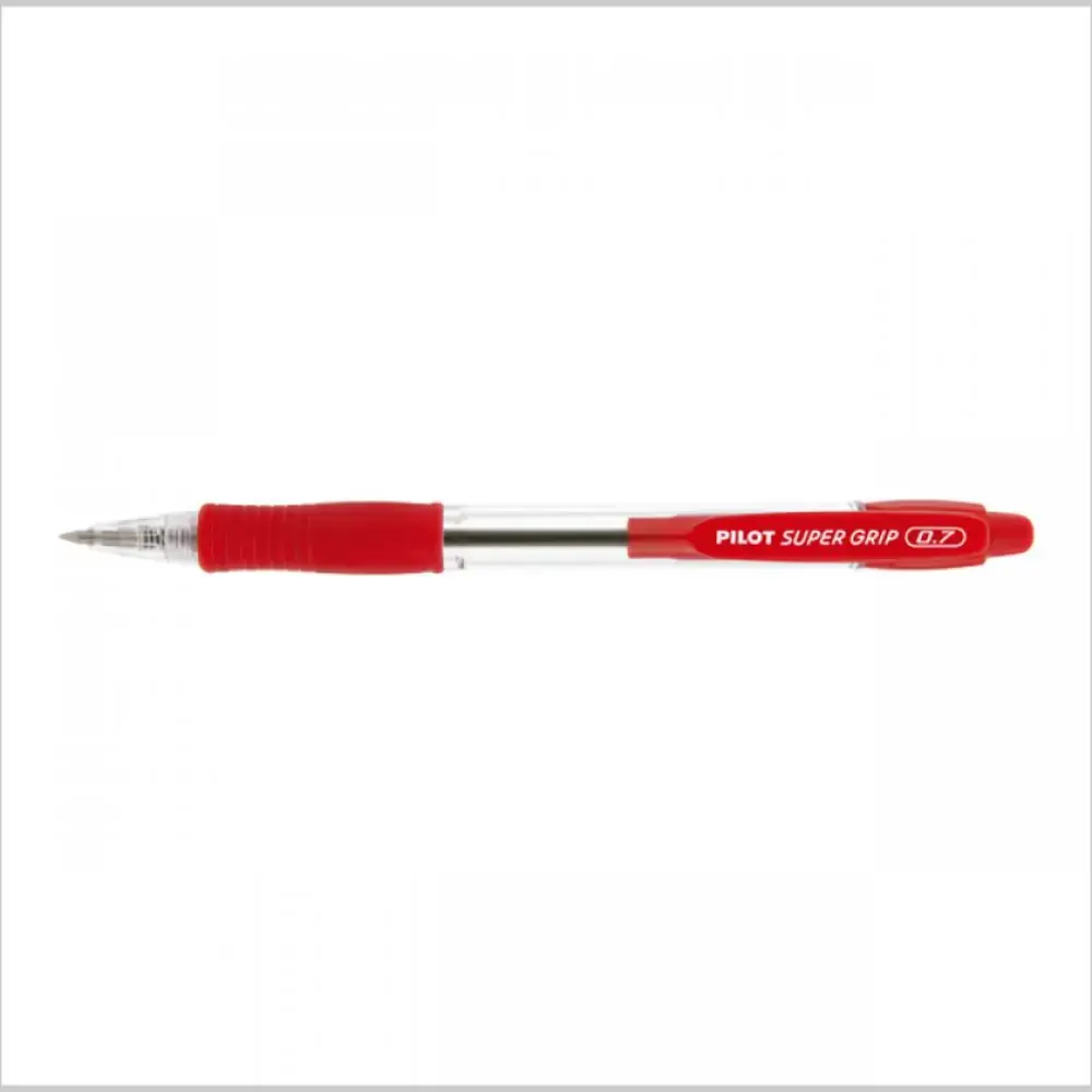 Caneta Bpgp 10r F 0.7 Retratil Vermelho