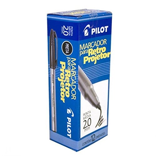 Me Pincel Retroprojetor Pilot Preto Un
