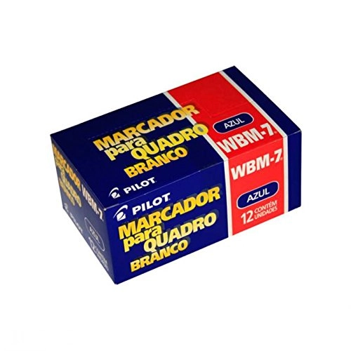 Pincel Qd Bco Pilot Wbm 7 Azul 12x1unidade