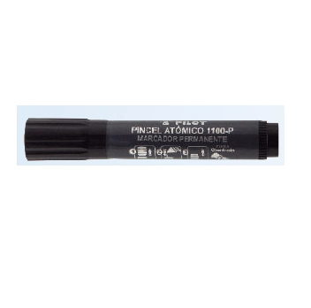 Marcador Pilot Atom Preto 1100p 030631