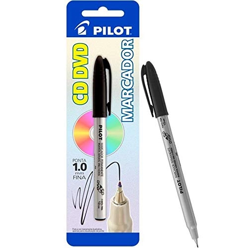 Pincel Marcador Permanente 1,0mm Preto Pilot