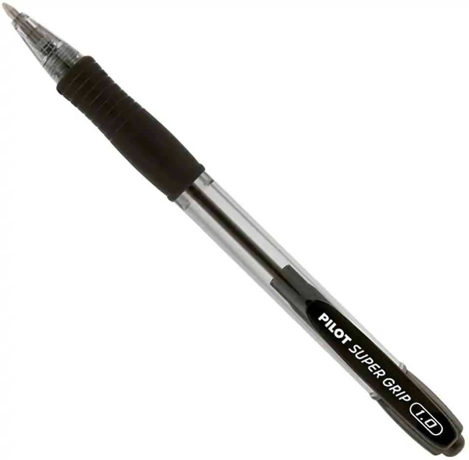 Pilot Super Grip 1.0 Esferográfica Preta 1 Unidade