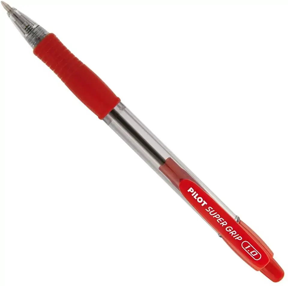 Pilot Super Grip 1.0 Esferográfica Vermelha 1 Unidade