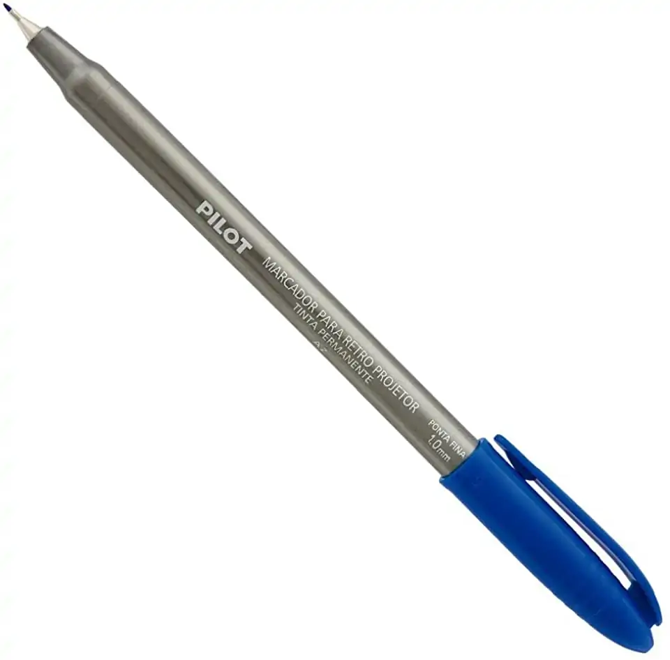 Caneta Retro Projetor 1 0 Azul Pilot