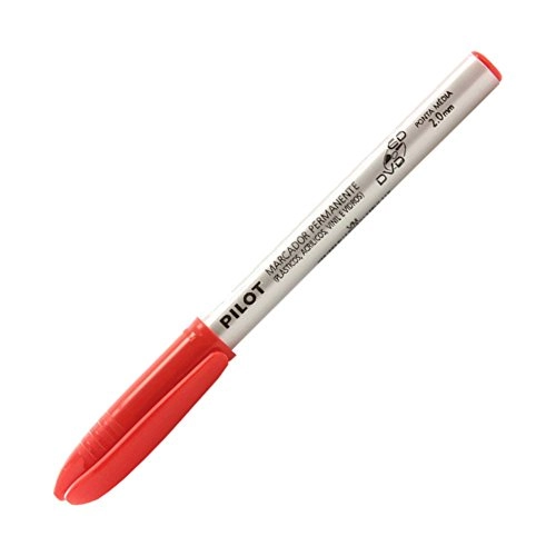 Pincel Marcador Cd/dvd Vermelho 2 0 Pilot