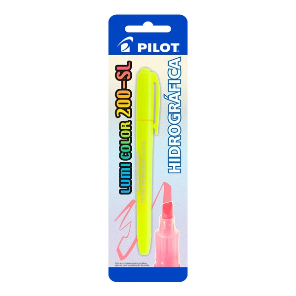 Pilot Lumi Color 200 Sl Marca Texto Amarelo 1 Unidade