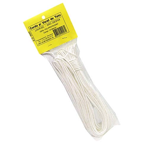 Corda P/varal De Teto 15mts 3mm
