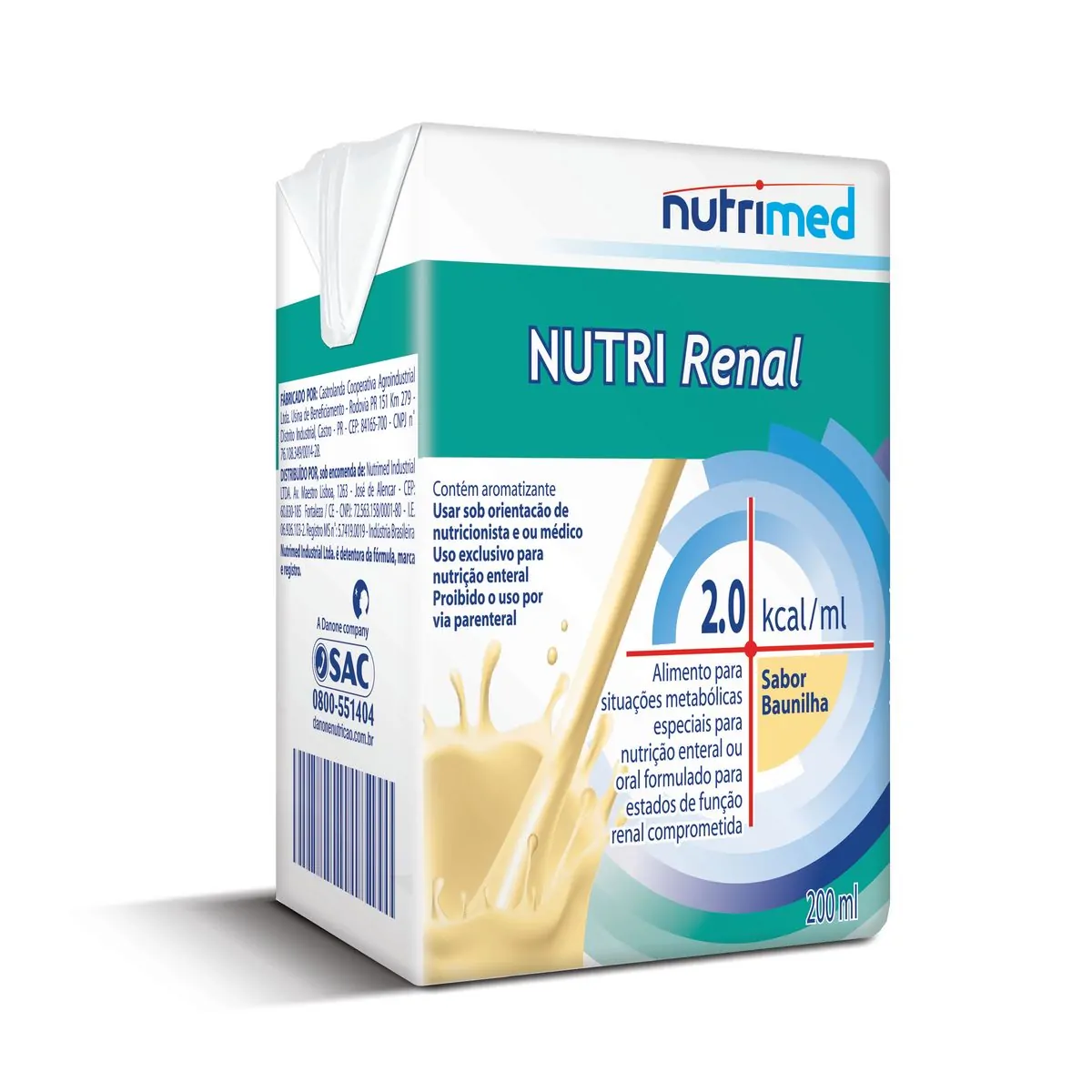 Nutri Renal Tetra Pack 200ML Danone