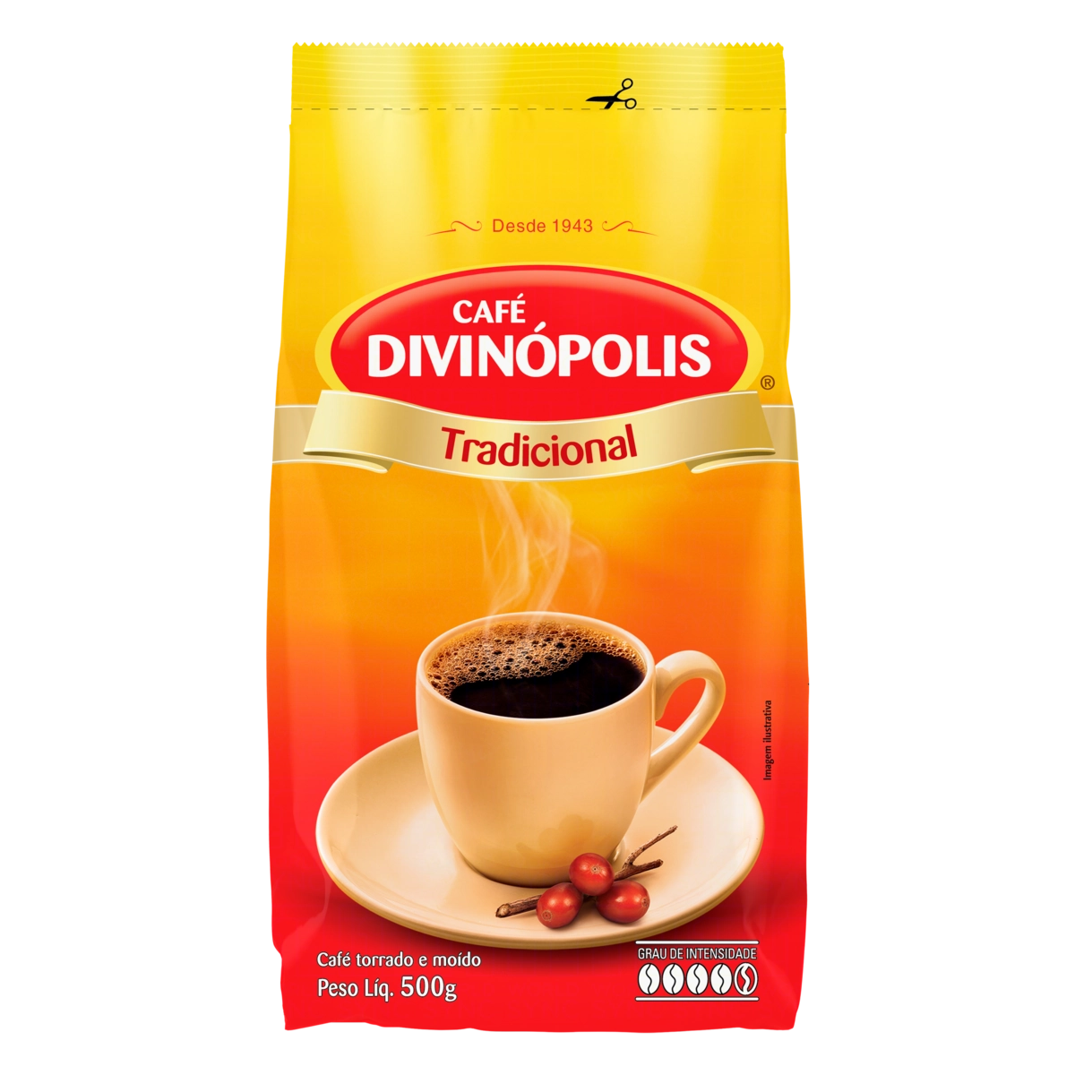 Café Torrado E Moído Tradicional Divinópolis Pacote 500g