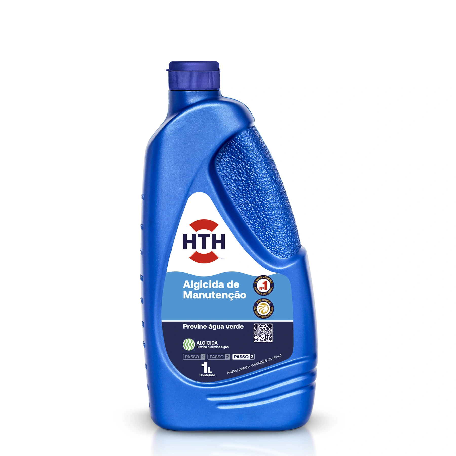 Algicida Manutenção Previne Água Verde HTH Frasco 1 Litro