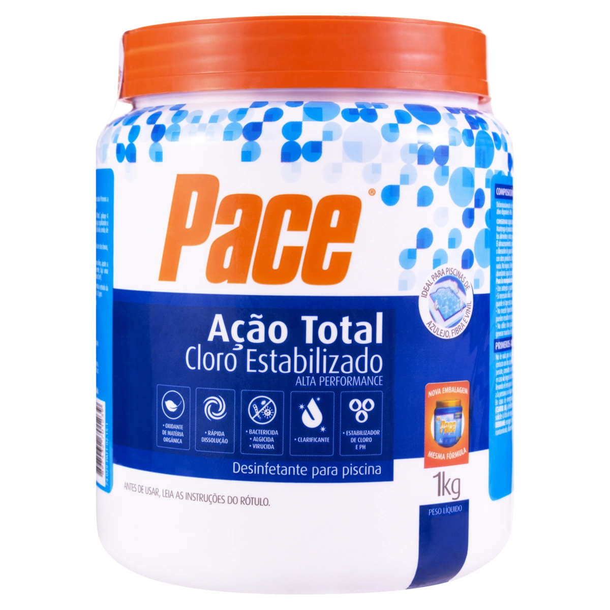 Cloro Ação Total Pace Pote 1kg