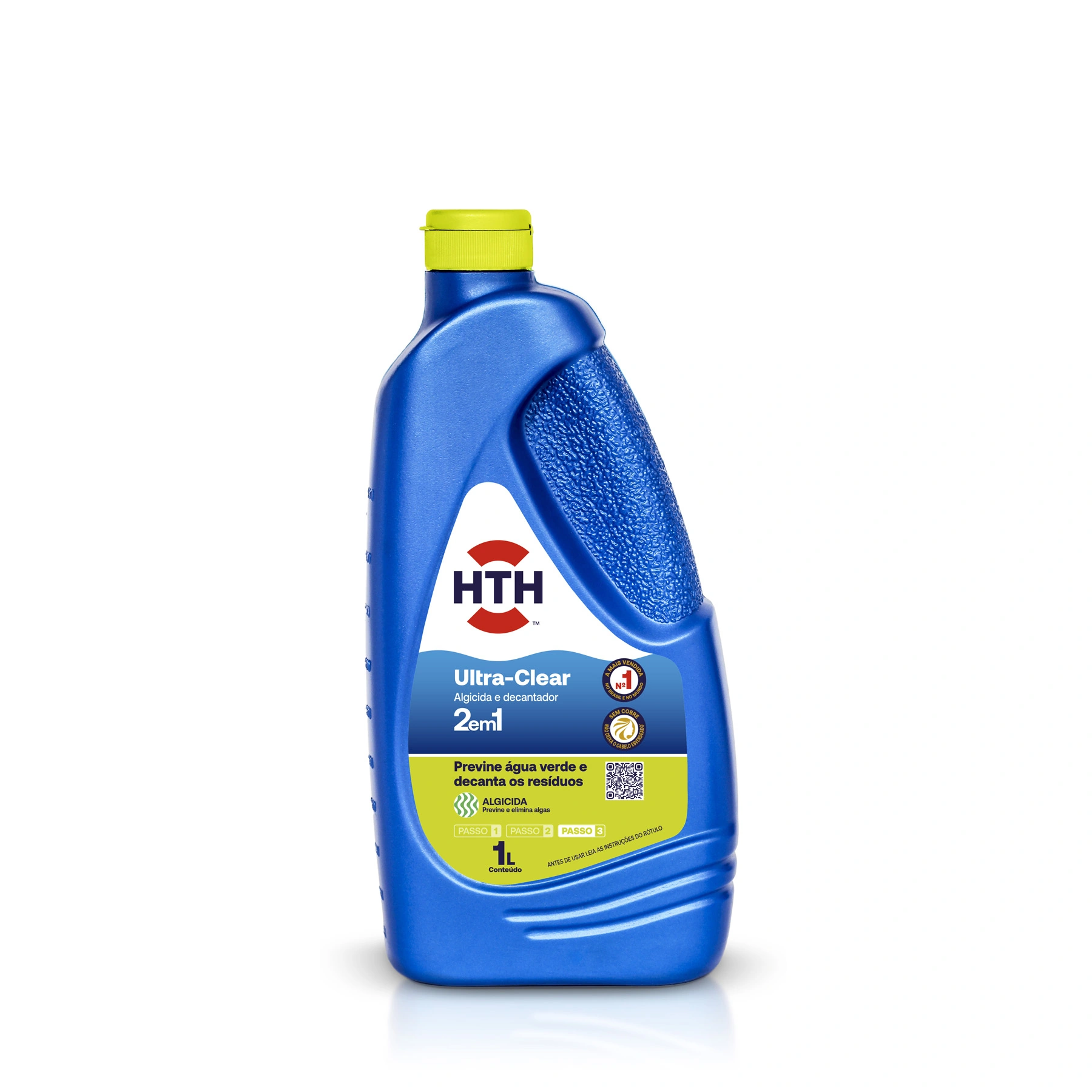 Algicida Ultra-Clear 2 em 1 HTH 1 L