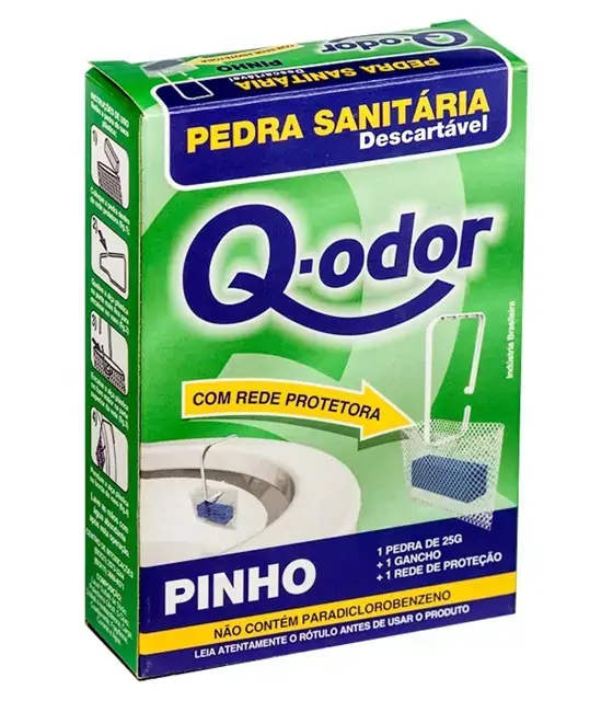 Pedra Sanitaria Q Odor 36x40g Pinho 1unidade