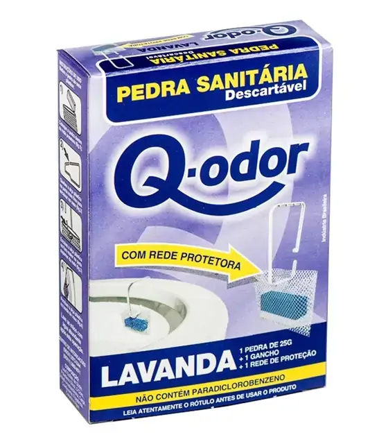 Pedra Sanitaria Q Odor 36x40g Lavanda 1unidade