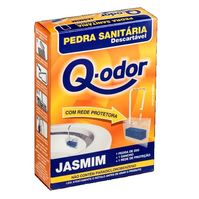 Pedra Sanit.q Odor Jasmim 25g C/rede