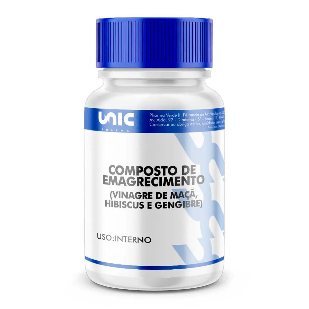 Vinagre de Maça mais Hibiscus mais Gengibre 90 Doses