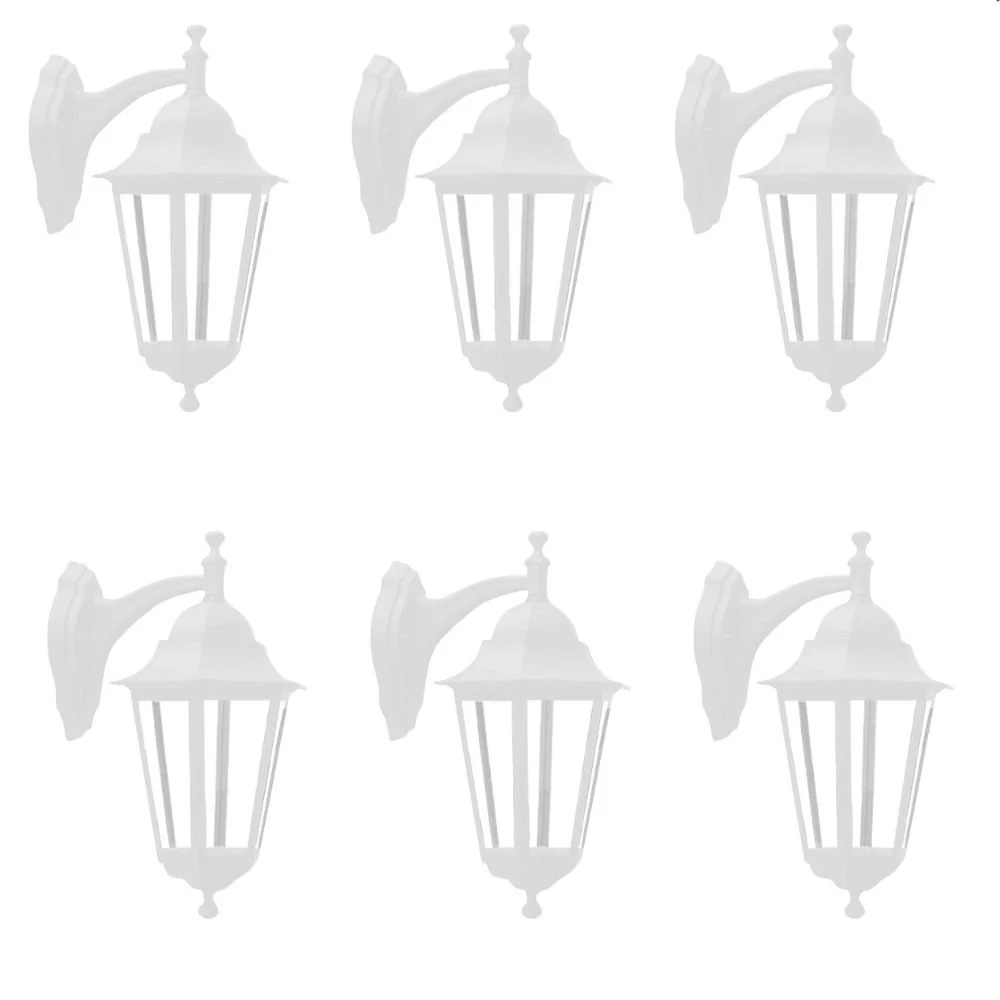 6 Arandela Taschibra Tlf 27 E27 Bivolt Branco