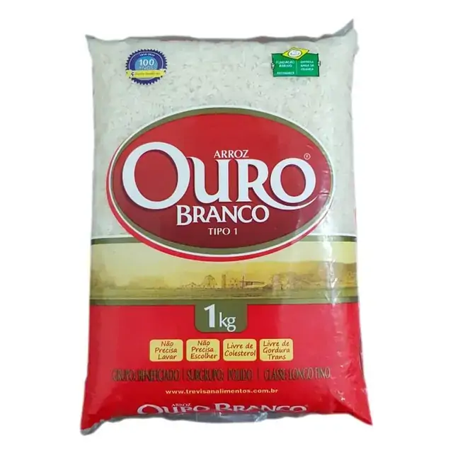 Arroz Ouro Branco Tp1 1kg