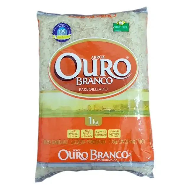 Arroz Ouro Branco Parboilizado T1 1kg