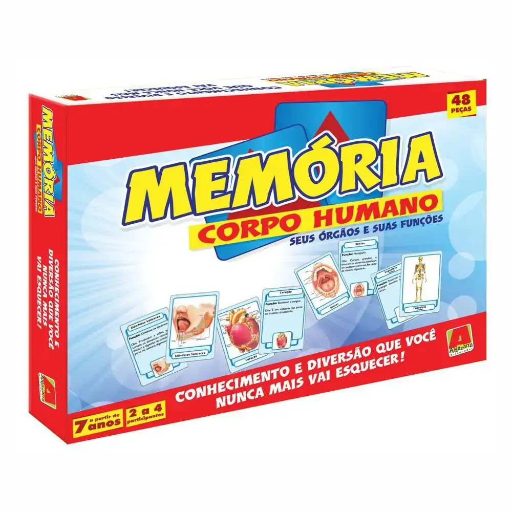 Brinquedo.algazarra Jogo Memoria Corpo