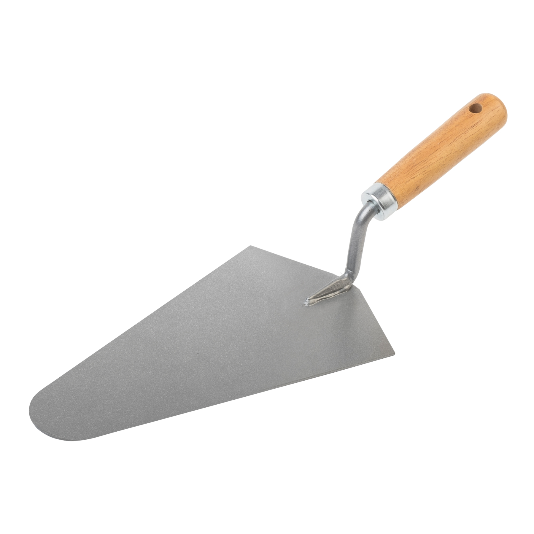 Colher de Pedreiro Reta com Cabo de Madeira 4,33x5,31x14,96" Cortag