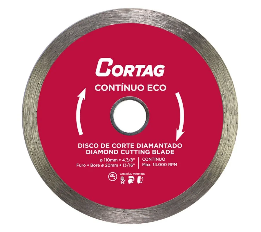 Disco Diamantado Continuo Eco 110mm