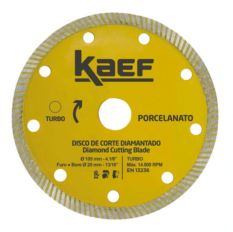 Disco Diamantado Porcelanato 105mm Kaef
