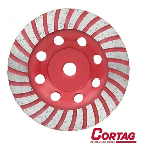Disco Desbaste Diamantado Turbo P/ Concreto 115 Mm Cortag