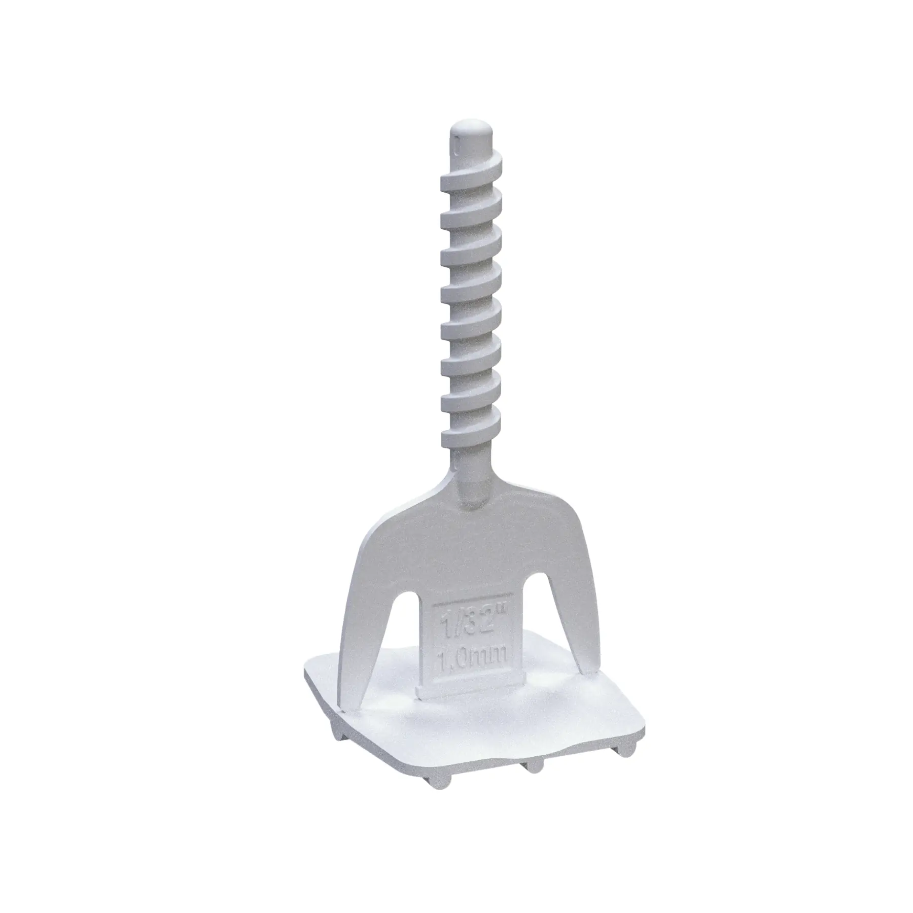 Espaçador Nivelador 1mm Easy Spin Branco Cortag