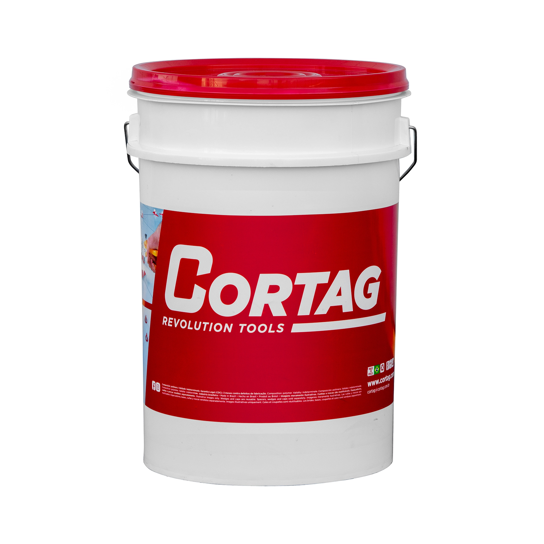 Espaçador Nivelador Plástico 3mm 1000 Peças Smart Cortag