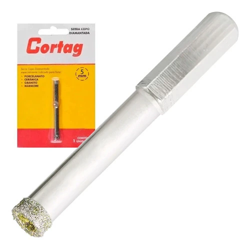 Serra Copo Diamantada Broca Ceramica Porcelanato Gran Cortag 10mm